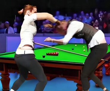 Most RIDICULOUS Moments In Women Snooker..