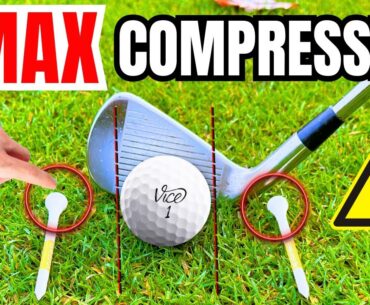 The Best DRILL I'VE USED To Compress The Golf Ball Like The Pros