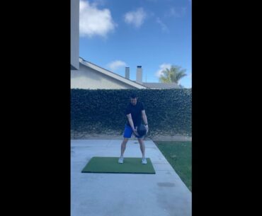 Med Ball Pull Down