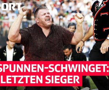 Von Abderhalden bis Stucki: Die letzten 4 Sieger am Unspunnen-Schwinget | SRF Sport