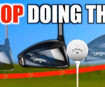 STOP Doing This For Longer Straighter Golf Drives (golf swing tips)