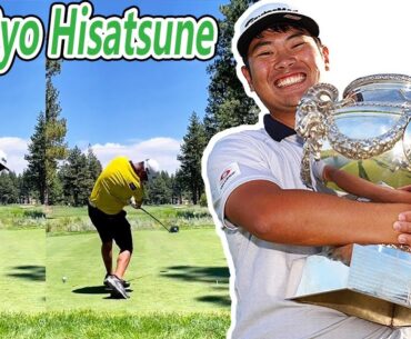 久常涼 Ryo Hisatsune 日本の男子ゴルフ スローモーションスイング!!!