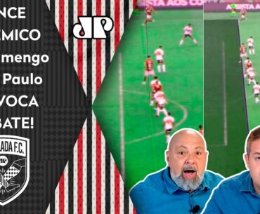 O VAR ERROU? "Gente, essa LINHA está..." LANCE POLÊMICO em Flamengo x São Paulo GERA DEBATE!