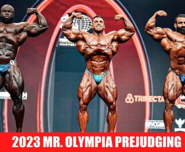 2023 Mr. Olympia Top 3 Bodybuilding Prejudging: Derek, Hadi, and Samson