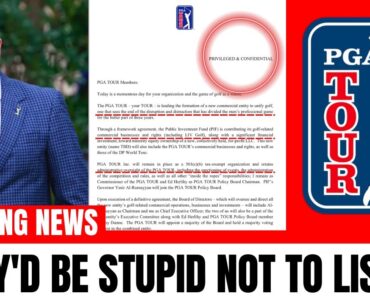 PGA Tour Pro Sends Members HARD HITTING THREE-PAGE Letter Over Liv Golf/PIF Deal