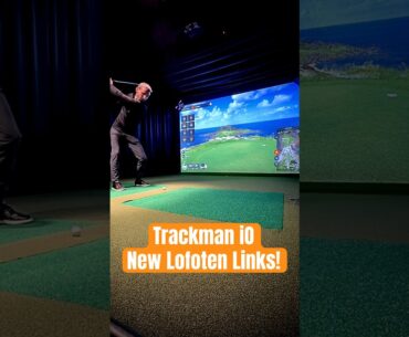 Trackman Golf Simulator - Lofoten Links using Trackman iO Golf Lanch Monitor #golf #golfsimulator