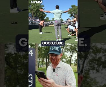 Andrew Santino Reacts to Bert Kreischer🤣 #4AcesGC #livgolf #golf