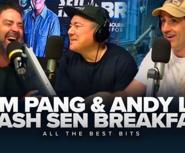 Sam Pang & Andy Lee CRASH Garry Lyon's final breakfast show of the year!!! - SEN