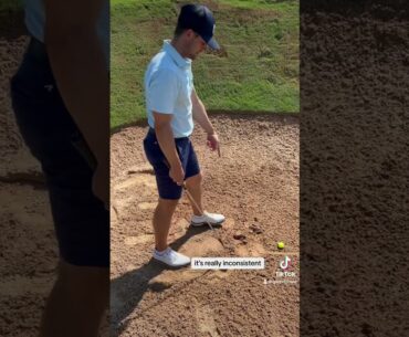 How to get loft out of a bunker #golfswing #golf #golfer #letsgolf