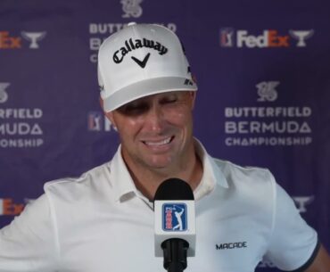 Alex Noren Friday Flash Interview 2023 Buttefield Bermuda Championship