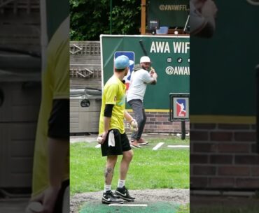 Best Play of 2023?🤯 #dingersornothing #wiffleball #baseball #shorts