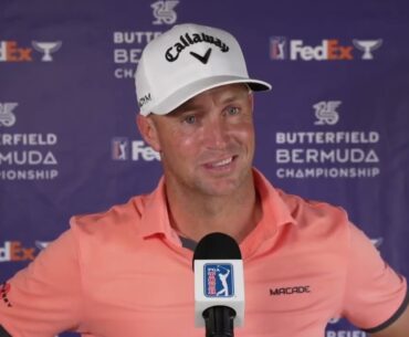 Alex Noren Saturday Flash Interview 2023 Buttefield Bermuda Championship