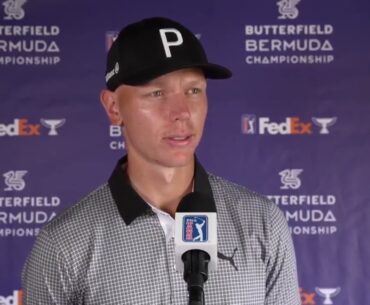 Matti Schmid Saturday Flash Interview 2023 Buttefield Bermuda Championship
