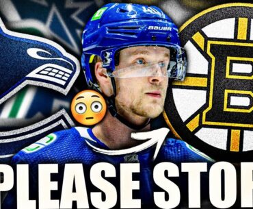 BRUINS TO TARGET ELIAS PETTERSSON? Boston, Vancouver Canucks NHL News & Trade Rumours Today 2023