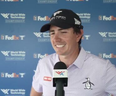 Entrevista a Nico Echavarría tras la última ronda del World Wide Technology Championship 2023