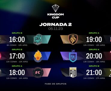 💎 KINGDOM CUP 💎Jornada 2⚽ #KingdomCupJ2