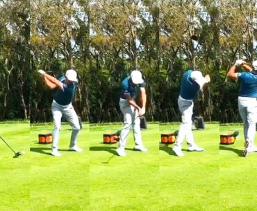 リッキー・ファウラー Rickie Fowler プロゴルファー DRIVER SHOT SLOW MOTION !!!
