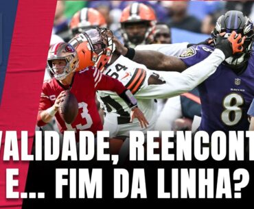 49ers vencem? Ravens batem os Browns de novo? E os Patriots na Alemanha? Os PALPITES da semana