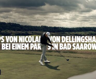 Tipps von Nicolai von Dellingshausen bei einem Par 3 in Bad Saarow
