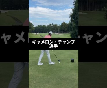 キャメロン・チャンプ選手のドライバーショットのスイング