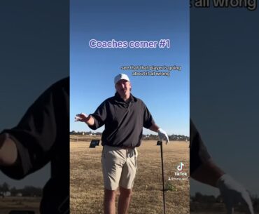 How to golf with a slice! Ty Wilson here with Coaches Corner Video #1 #golf #hunggolf #golfswing