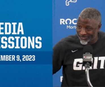 Detroit Lions coordinators meet with the media | November 9, 2023