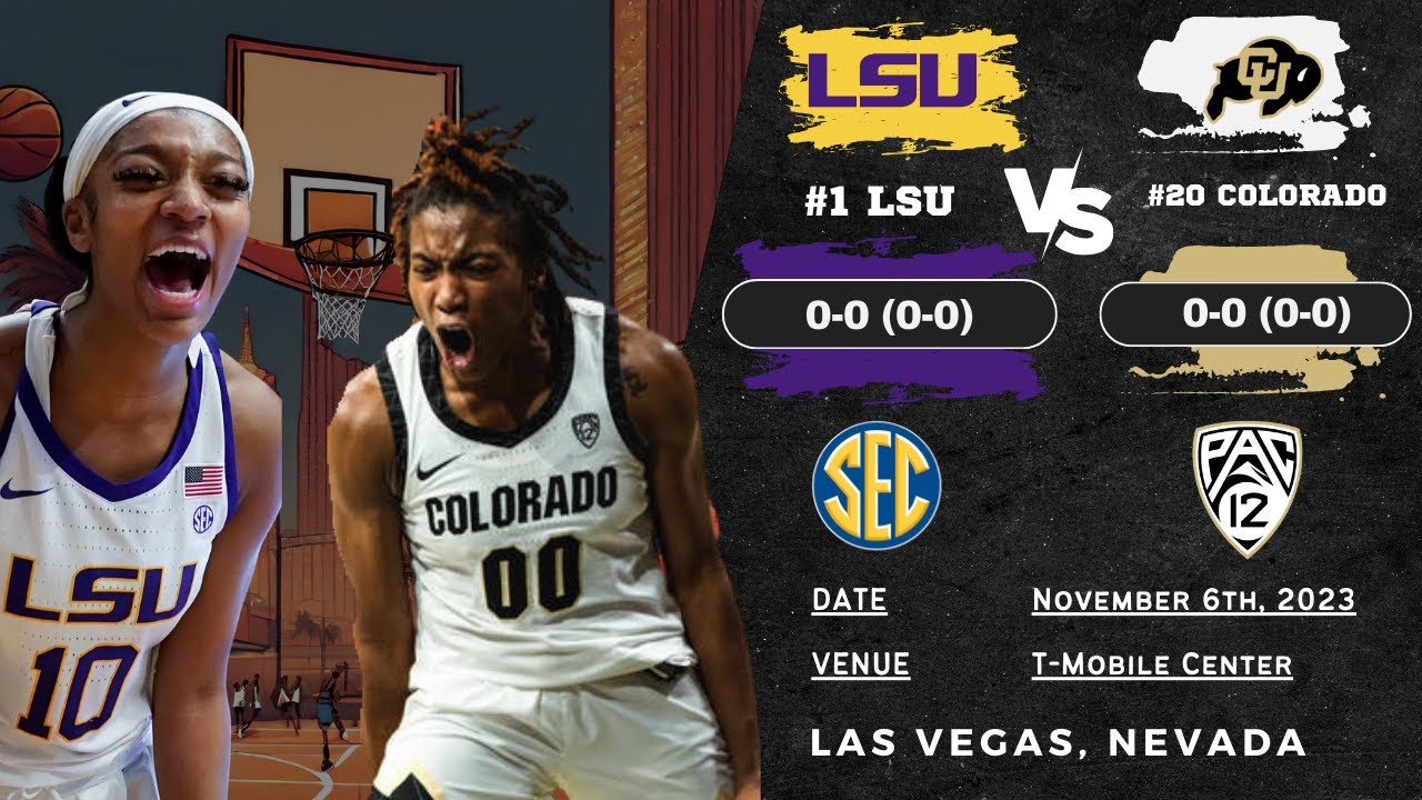 No. 1 LSU vs No. 20 Colorado | 2023 Hall of Fame Series | 11.6.23 No. 1 LSU vs No. 20 Colorado | 2023 Hall of Fame Series | 11.6.23
