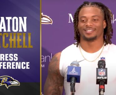 Keaton Mitchell on His Big Break | Baltimore Ravens