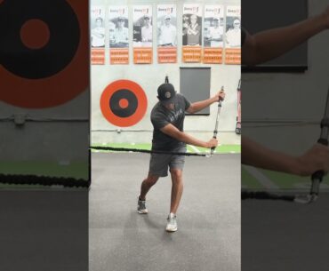 Improve your upper and lower body separation with @BURN180 #golftips #golf #golffitness #burn180