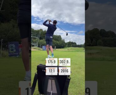 Tom McKibbin on course practice on home soil ⛳️🟧 #shorts