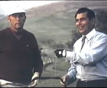 Count Yogi with Billy Casper and Don Adams at the Tim Conway Celebrity Golf Tournament, 1968