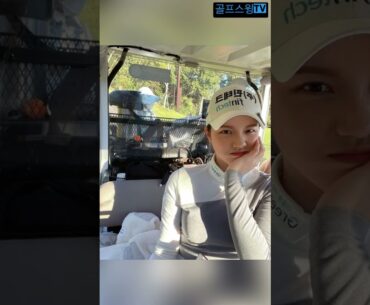 연예인 아니야? 긍정에너지의 미소천사 한지민 프로 스윙모음🥰