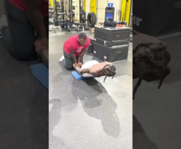 Tyreek Hill Nordic Hamstring Curl Workout