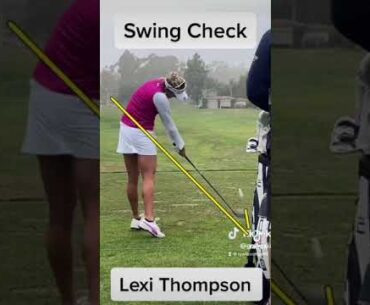 Golf Swing Check for Lexi Thompson