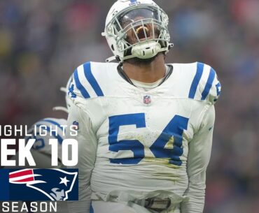 Indianapolis Colts vs. New England Patriots Game Highlights | NFL 2023 Week 10