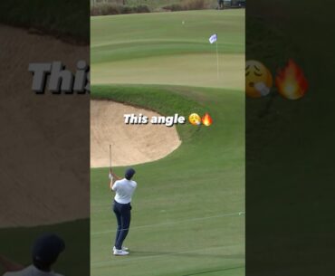 One of the sauciest hole-outs you’ll ever see 🔥