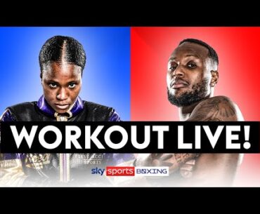 LIVE WORKOUT! 💥 Caroline Dubois and Viddal Riley smash the pads!