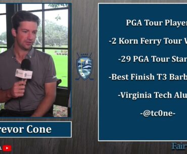 How Was Your 1st Full Year On Tour, Trevor Cone?