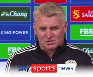 Leciester manager Dean Smith speaks ahead of crucial Everton clash on Monday