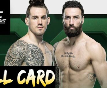 UFC Vegas 82 Predictions: Allen vs Craig Full Card Betting Breakdown