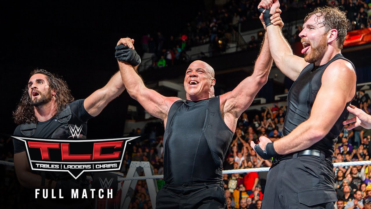 FULL MATCH — Shield & Angle vs. Strowman, Kane, Miz & Bar — 3-on-5 Handicap TLC Match: WWE TLC 2017 FULL MATCH — Shield & Angle vs. Strowman, Kane, Miz & Bar — 3-on-5 Handicap TLC Match: WWE TLC 2017