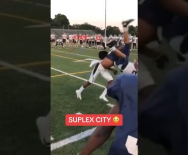 During practice is crazy 👀 (via primetimesha/IG) #shorts #football #highlights #tackles