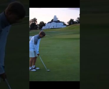 Det bästa slaget svensk golf youtube har skådat? Eagle på hål 18 för att dela matchen🔥