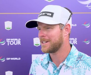 Jens Dantorp Thursday Flash Interview 2023 DP World Tour Championship