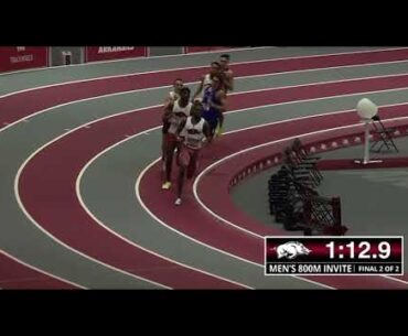 TYSON INVITATIONAL : 800M SUB 1’47 IN FAYETTEVILLE (ARKANSAS)
