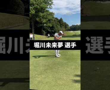 堀川未来夢選手のドライバーショットのスイング