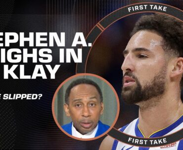 Stephen A.: Klay Thompson looks like he's 'SLIPPED TREMENDOUSLY' 😳 | First Take