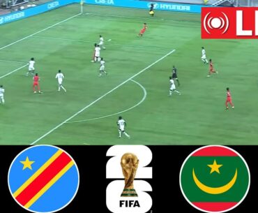 🔴[LIVE] DR Congo vs Mauritania | 2026 FIFA World Cup Qualifiers (CAF) | Full Match Today Streaming