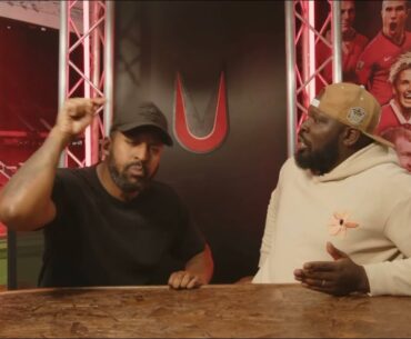 Flex and KG playact as Ty and Robbie