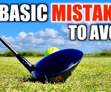 GOLF DRIVER TIPS for LONGER STRAIGHTER DRIVES (Golf Swing Basics)